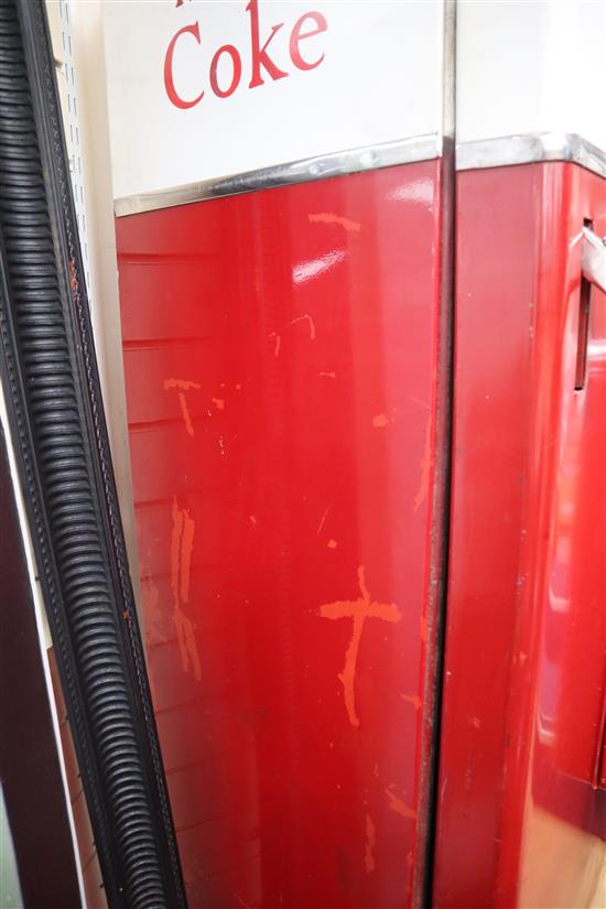 A 1950s Vendo Coca Cola bottle vending machine W.162cm